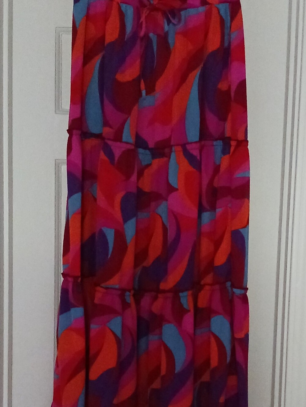 Vibrant Multicolor Tiered Women's Skirt